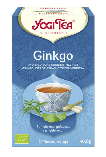 Yoga Design Lab Čaj Yogi Tea Ginkgo - Ginkgo Biloba (17X1,8G)