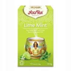 Yoga Design Lab Čaj Yogi Tea Lime Mint - Limetka S Mátou (17X1,8G)