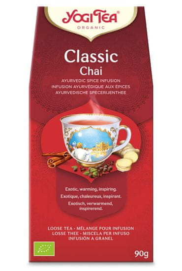 Yoga Design Lab Čaj Yogi Tea Classic Chai - Klasický Čaj (90G) - Sypaný