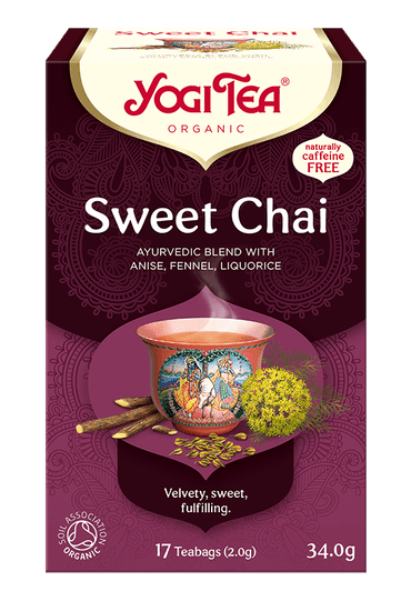 Yoga Design Lab Čaj Yogi Tea Sweet Chai - Sladký Čaj (17X2G)