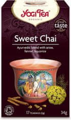 Yoga Design Lab Čaj Yogi Tea Sweet Chai - Sladký Čaj (17X2G)