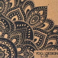 Yoga Design Lab Korková Podložka Na Jógu Yoga Design Lab 1,5Mm - Mandala Black