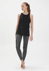 Yoga Design Lab Athlecia Mota Slub Yoga Shirt Top - Černá