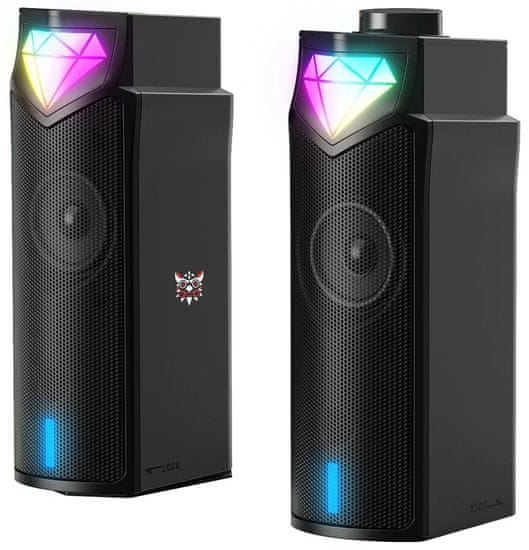 Onikuma L1 RGB 2-in-1 Bluetooth Gaming Computer Speaker Soundbar