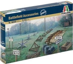 Italeri doplňky k bitevnímu poli, 2. světová válka, Model Kit 6049, 1/72