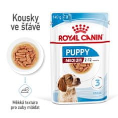 Royal Canin kapsička Medium Puppy 10 x 140 g