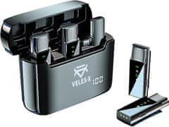 Veles-X Wireless Lavalier Microphone System Dual USB-C