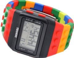 Camerazar LED Hodinky Jelly Watch v barevném provedení s robustním náramkem a minerálním sklem, délka řemínku 23 cm, šířka 3,2 cm