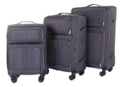 T-class® Sada 3 cestovních kufrů 932, šedá - model 2024