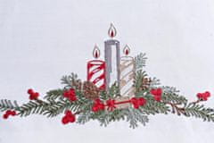 Weltbild Weltbild Vánoční ubrus Svícen, 85 x 85 cm