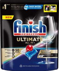 Finish Ultimate All in 1 - kapsle do myčky nádobí 50 ks