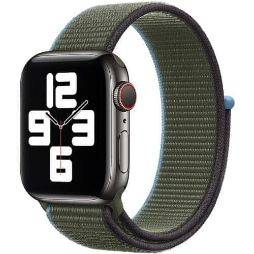 Apple Apple Watch sportovní provlékací řemínek 38/40 mm tmavě zelená