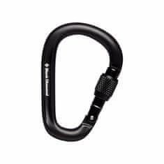 Black Diamond Karabina Black Diamond PEARLOCK SCREWGATE CARABINER Black