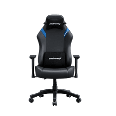 Anda Seat Luna Premium Gaming Chair - L, černá/modrá, umělá kůže