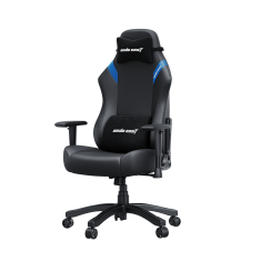 Anda Seat Luna Premium Gaming Chair - L, černá/modrá, umělá kůže