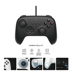 8BitDo 8BitDo Ultimate Wired Black (PC, Android, Raspberry Pi, SteamOS)