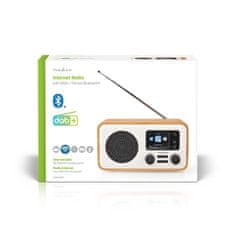 Nedis Internetové rádio | Design stolu | Bluetooth 