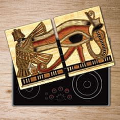 Wallmuralia Kuchyňská deska skleněná Egyptské oko papirus 2x40x52 cm