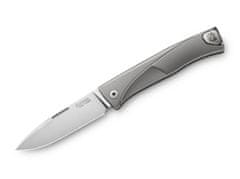 LionSteel 01LS160 Thrill Titanium kapesní nůž 8 cm, šedá, titan, spona 