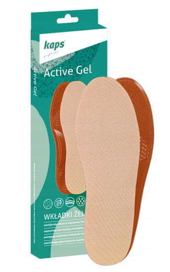 Kaps Active Gel gelové pohodlné anatomické vložky do bot