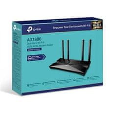 TP-Link Archer VX1800V - AX1800 Wi-Fi 6 VDSL/ADSL Modem a Router, USB 2.0 pro 3G/4G a Media, RJ-11 pro VoIP Telefon, EasyMesh