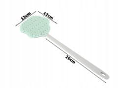 Verk 01814 Silikonový masážní kartáč na tělo zelený