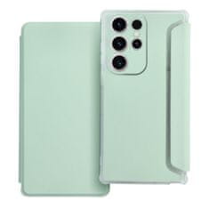 MobilMajak Pouzdro / obal na Samsung Galaxy S23 Ultra zelené - knížkové PIANO Book