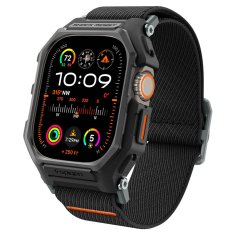 shumee Spigen Lite Fit "Pro" - Pouzdro s páskem pro Apple Watch Ultra 1/2 49 mm (matná černá)