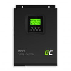 shumee Green Cell - Solární invertor Off Grid Invertor se solární nabíječkou MPPT 12VDC 230VAC 1000VA/1000W Pure Sine Wave