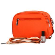 Coveri WORLD Trendy dámská koženková crossbody kabelka Amelia, oranžová