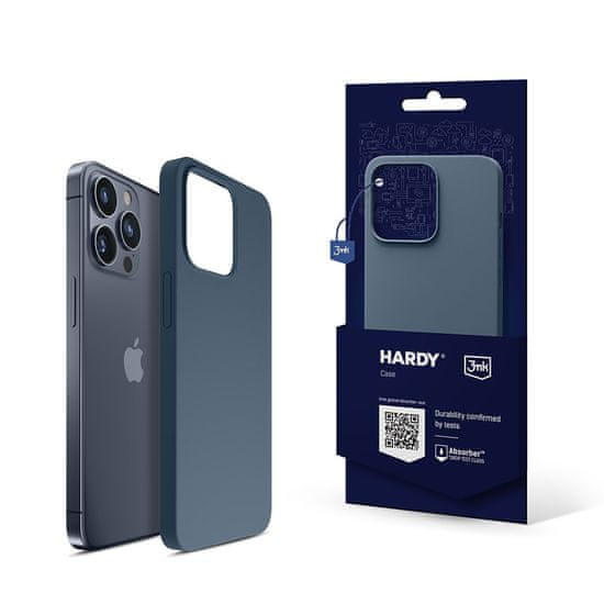 3MK ochranný kryt Hardy Silicone MagCase pro Apple iPhone 15 Pro, Royal Blue