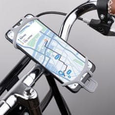 shumee Dunlop - držák na kolo na telefon 10-15 cm (šedý)
