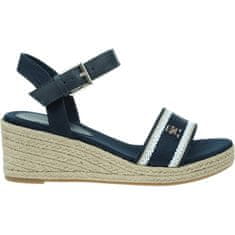 Tommy Hilfiger Sandály tmavomodré 37 EU Webbing Wedge