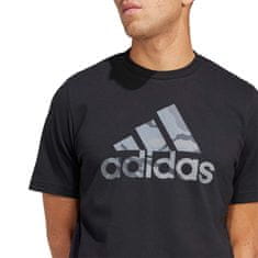 Adidas Tričko černé L Camo