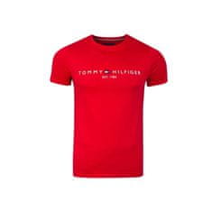 Tommy Hilfiger Tričko červené L LOGO