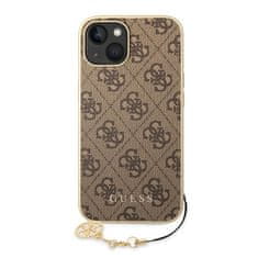 Guess  4G Charms Zadní Kryt pro iPhone 14 Brown