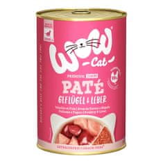 Wow Cat konzerva Paté Drůbež s játry Kitten/Junior 400g