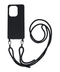 TopQ Kryt Simple Xiaomi Redmi Note 13 Pro černý se šňůrkou 120420