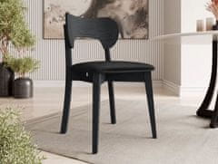 Veneti Čalouněná jídelní židle CIBOLO 3 - černá