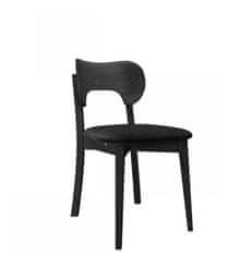 Veneti Čalouněná jídelní židle CIBOLO 3 - černá