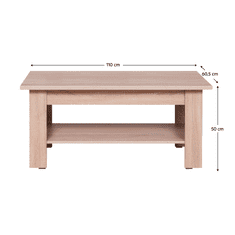 KONDELA Konferenční stolek typ 19, dub sonoma, GRAND