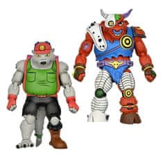 NECA Teenage Mutant Ninja Turtles 1987 akční figurka 2-balení Dirtbag & Groundchuck 18 cm