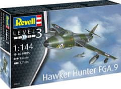 Revell Hawker Hunter FGA.9, Plastic ModelKit letadlo 03833, 1/144