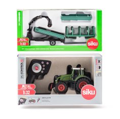 SIKU SIKU Control - RC traktor Fendt 939 s ovladačem + zelený přívěs Oehler 1:32