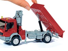 SIKU SIKU Super - Mercedes Atego s jeřábem, měřítko 1:50