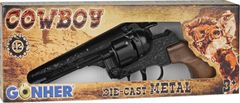 Gonher Čepicová pistole - 122/6 - Cowboy revolver 12 ran 