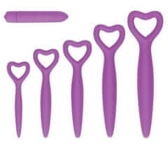 Shots Toys Silicone Vaginal Dilator Set - Purple