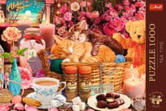 Trefl Puzzle Premium Plus Tea Time: Všechno hezké 1000 dílků