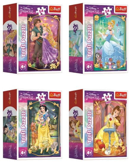 Trefl Displej Puzzle Disney princezny 54 dílků (40 ks)