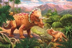 Trefl Displej Puzzle Úžasní dinosauři 54 dílků (40 ks)